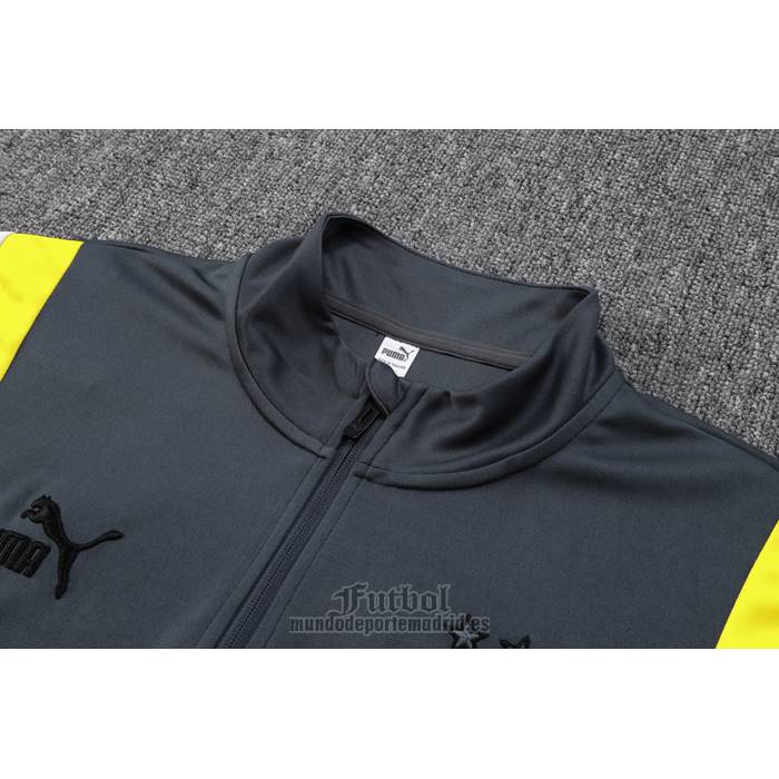 Chandal de Sudadera del Borussia Dortmund 2023-2024 Gris